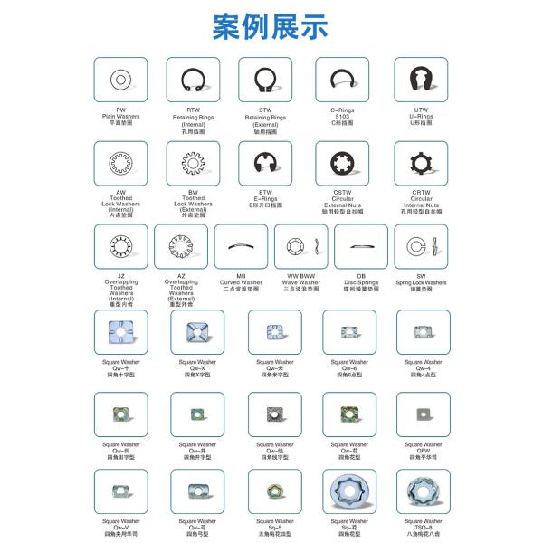 M4 Starlock Washer 3.5mm ID 12mm OD Push On Lock Speed Clip 65Mn Steel