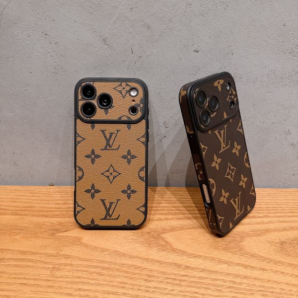LV4 Color Fine Hole Edge Phone Case for iPhone 17 Pro Max