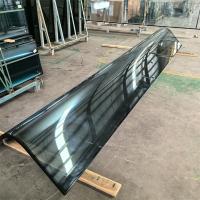 Vidro curvo de pequeno raio laminado laminado a quente com filme solar isolado vidro revestido colunas de vidro de alta dificuldade