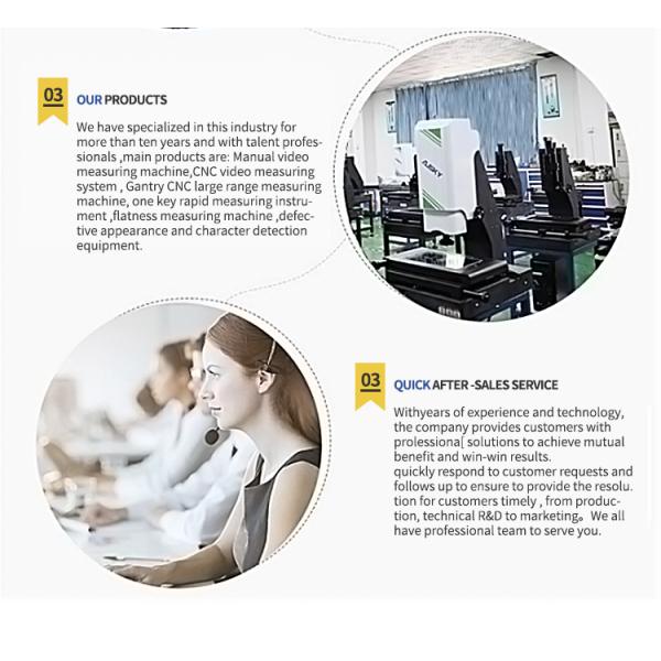 Semi Automatic Optical Measuring Instruments 2D 2.5D 3D 200mm/S