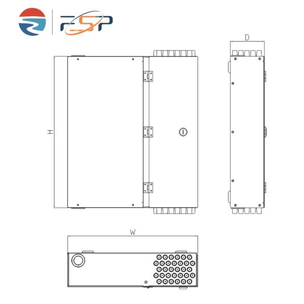 Терминалная коробка SC Connector Distribution Network для FTTX 5 и проводных сетей LAN