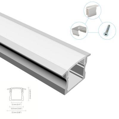 標準的な2mは2.5m PCカバーとのアルミニウムLEDのプロフィールを引込めた