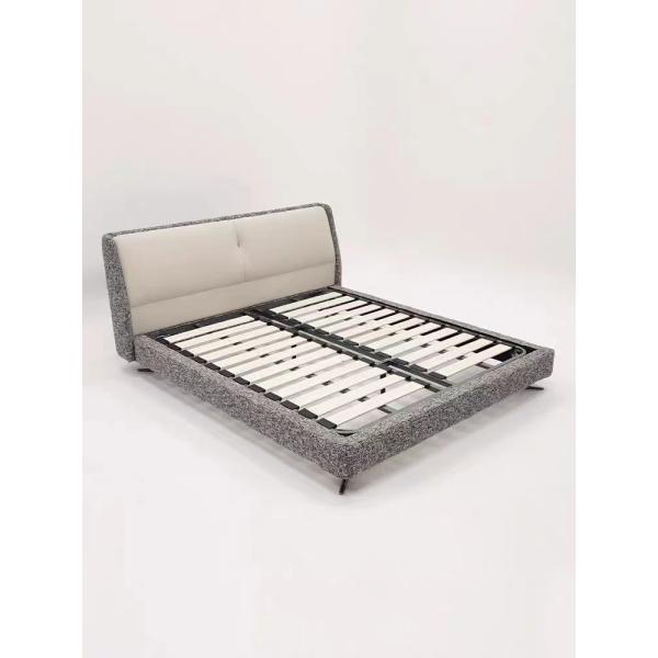 Villa Upscale Bedroom Sets Home Modern Simple Fabric Upholstered Bed