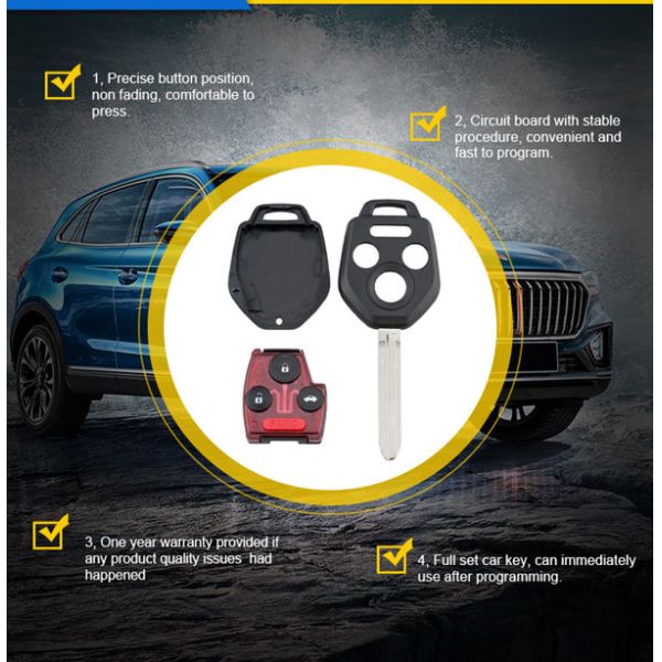 4 Buttons 433Mhz G Chip Smart Car Remote Key For Subaru Impreza 2012-2018CWTWBU766