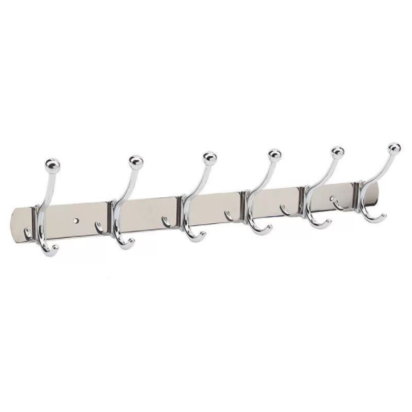 Wall Hanging Stainless Steel Robe Hook  Wall Mounted Clothes Robe Towel Coat Hook Rack