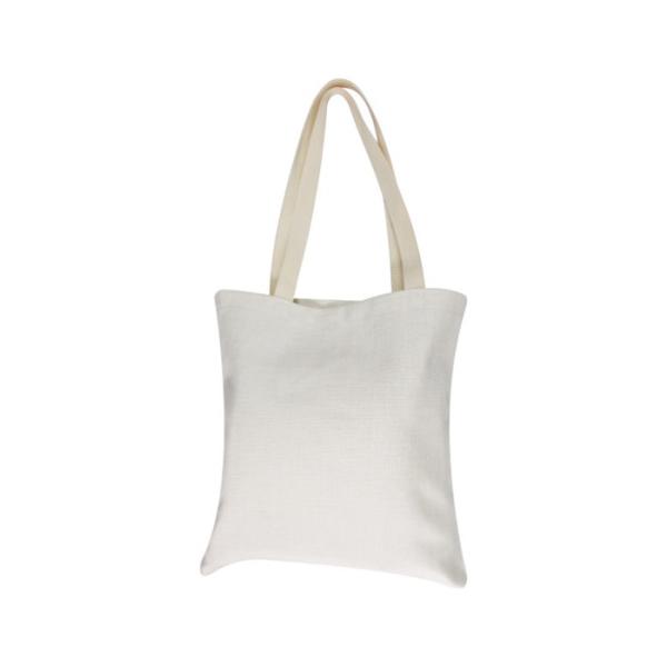 Eco Friendly Linen Sublimation Tote Bags Blanks Diy Custom Logo Sublimation Shopping Bags