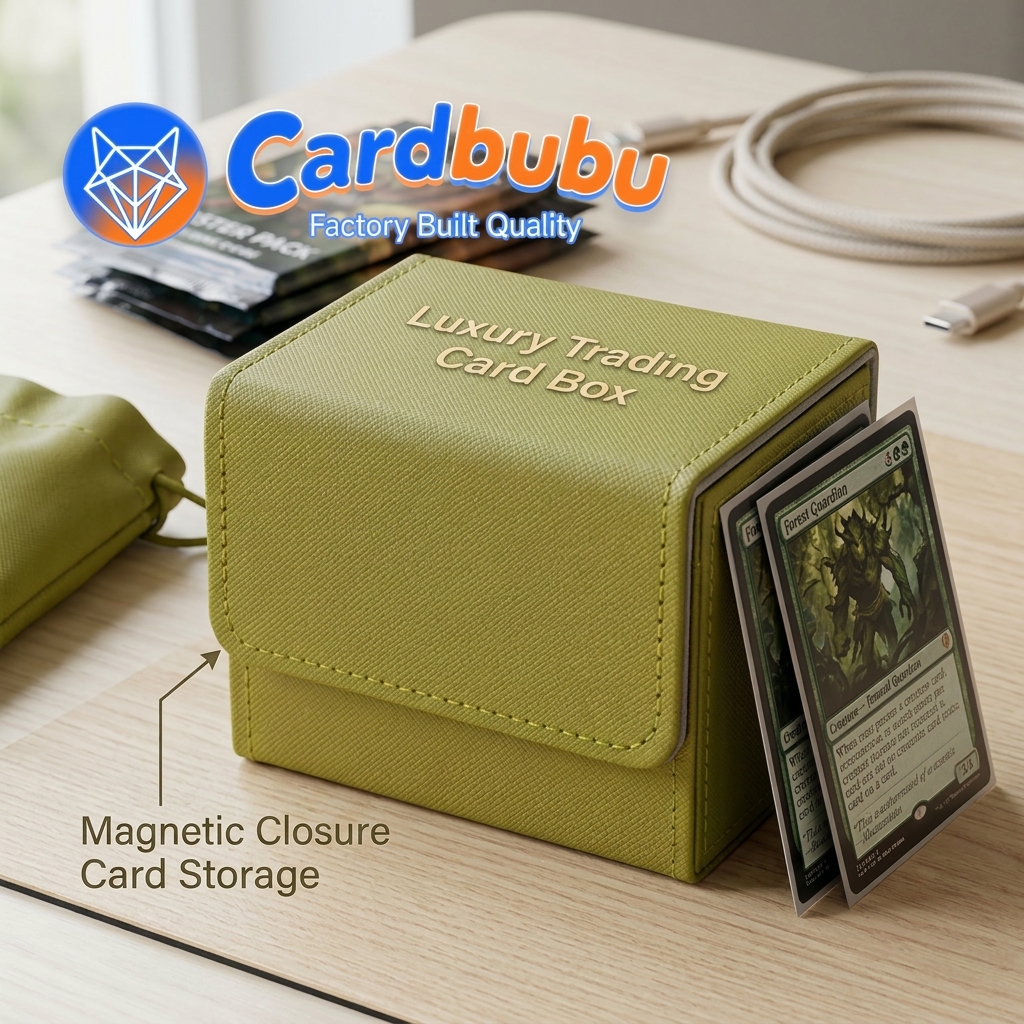 OEM PU Leather Deck Box 100 Card MTG Yugioh TCG Custom Tcg Deck Box