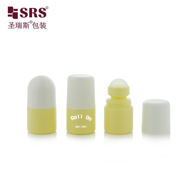 RPPC 30ml Custom Color PP Roller Bottle Empty Roll On Vial for Liquid