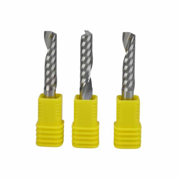 Jinan YingBa CNC cutting tools acrylic single flute milling cutter  4*17*45 solid carbide for Acrylic and PVC