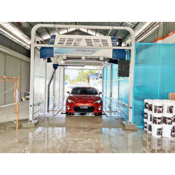 Automatic End Touchless Car Wash Equipment 360 Degree Swing Bright Wax Spray System