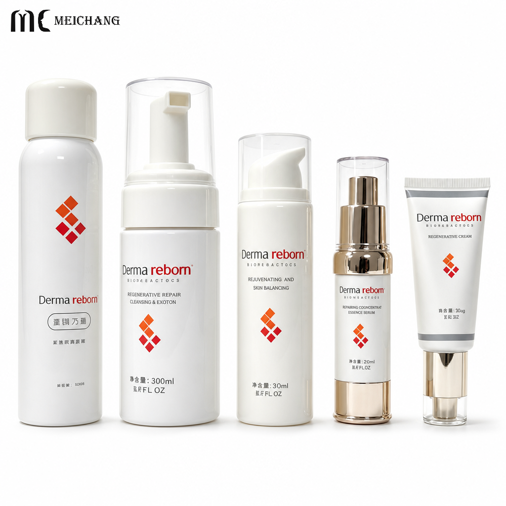 15ml 30ml 50ml 100ml Custom Skincare Packaging Set | Factory Direct Plastic Cosmetic Bottles & Containers(MC-334)