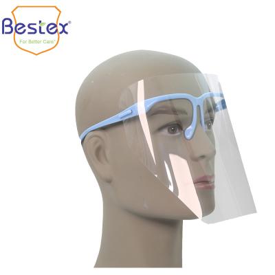 Anti Fog Vented Design PET Odorless Disposable Face Shield