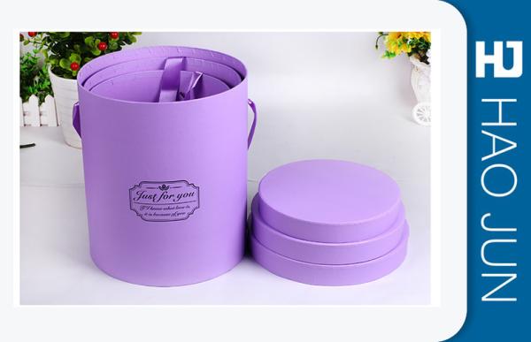 Wholesale Luxy Round Shape Cardboard Flower Boxes,Cardboard Tubes For Flowers