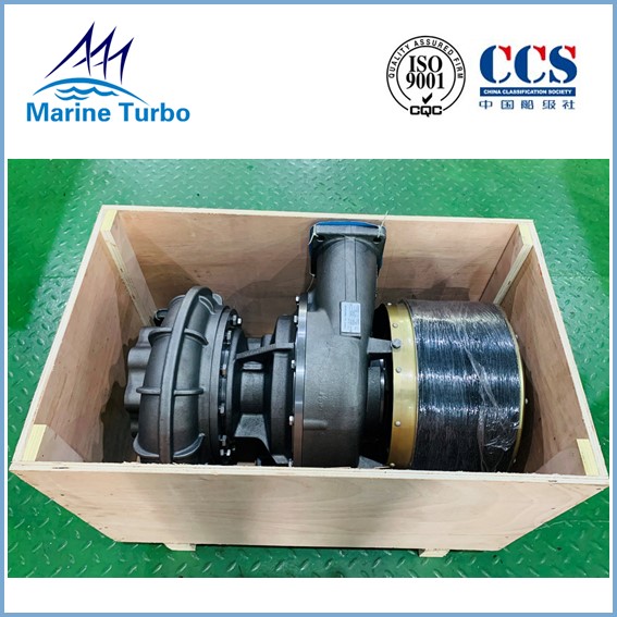 High Pressure Ratio 5.0 Marine Turbocharger Complete In Oil Cooled