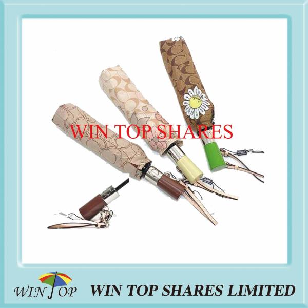 Elegant Type 3 Section Fashion Printing Ladies Umbrella