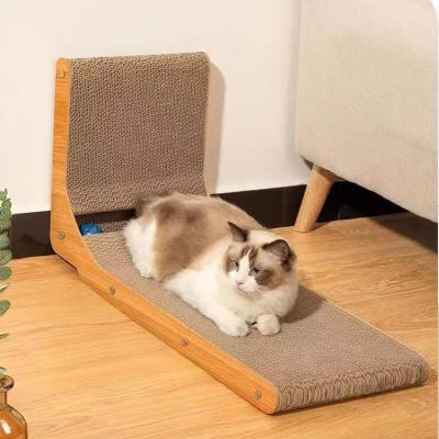 Factory Can Be Customized Environmental Protection L Type Corrugated Paper Cat Scratch Board