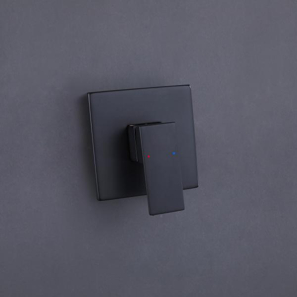 Штейновый черный роскошный набор смесителя Faucets ливня Bathroom дождя