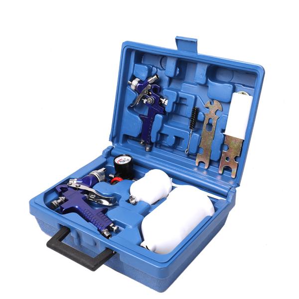 Air Spray Gun Set Toolbox Boxed Spray Machine Set Environmentally Friendly with 2 Spray Machines