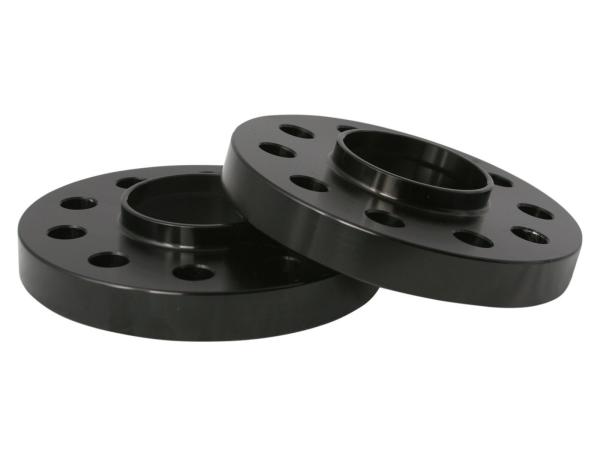 25mm (1) 5x120 Hubcentric 72.56 Black Wheel Spacers & 10 12x1.5 Cone Seat Bolts, black bolts