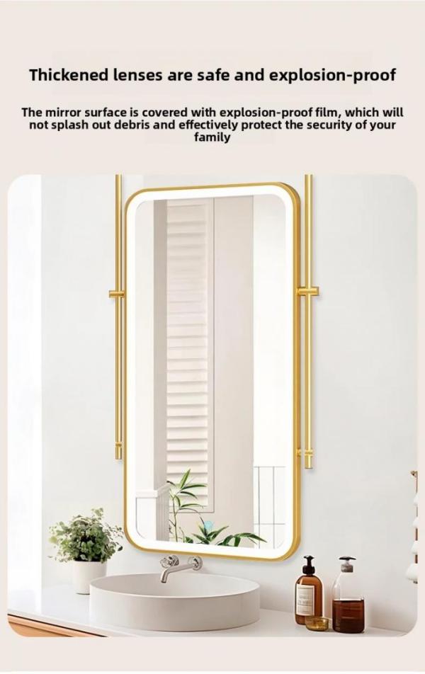 Custom Creative Rectangle Stainless Steel Hanging Rod Modern Touch Switch Smart Hotel Homestay Ceiling Decoration Modern