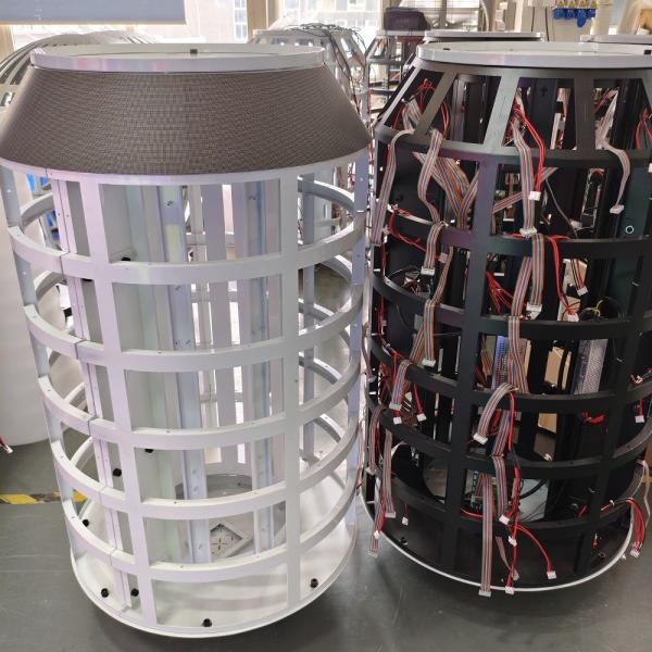 P1.86 Can-shaped LED Display for Creative Advertising with16bit Grayscale