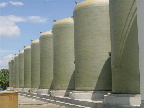 Frp Water Treatment Fiberglass Chemical Tank Plastic Storage Tanks 7CBM