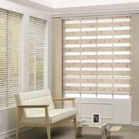Estilo de diseño contemporáneo Petición personalizada Ventana apagada Zebra persianas para estudio