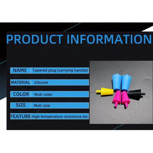 Customisable Silicone Cone Plugs Colorful Sets for Multiple Sizes and Easy Handling