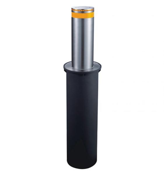 304 316 Stainless Steel Telescopic Bollards with High Security Automatic Rising 219x600mm