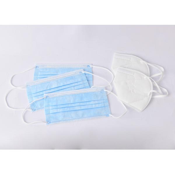 Anti Pollution Disposable Mouth Mask Soft Ear Loops Eliminate Pressure To Ears