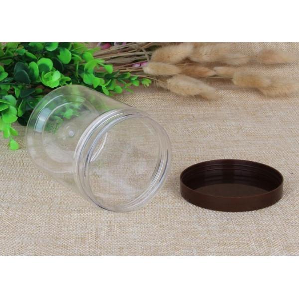 Sistemas plásticos del bote del azúcar del té del café del cilindro del plástico transparente de la botella de la tapa del tornillo