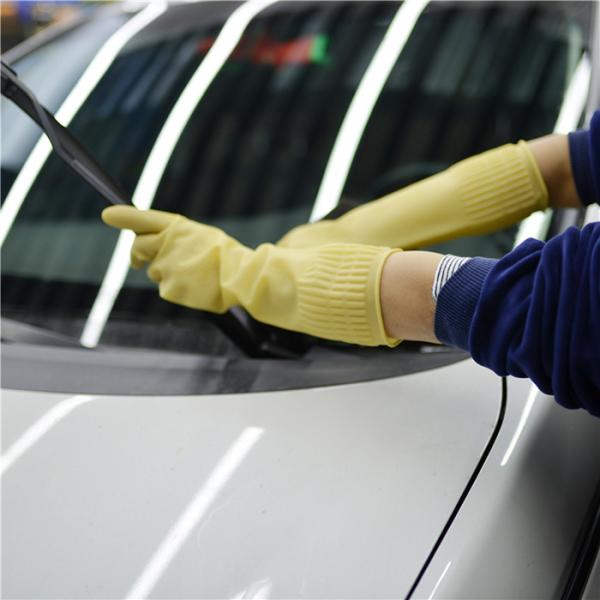 Перчатки латекса рукава Houseohld длинные, длинная обязанность Heavry перчаток Dishwashing