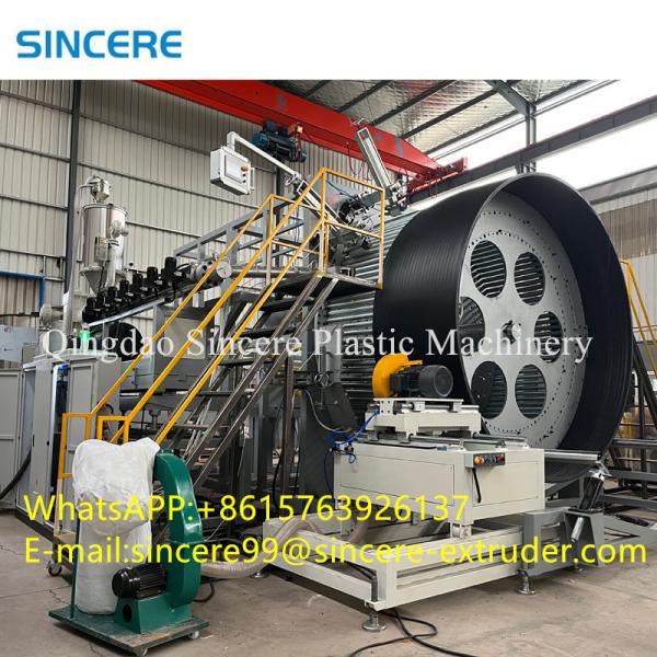 200-4000mm Spiral Pipe Extrusion Line with 10 Years Service Life and 30 Years of Manufacturing Experience