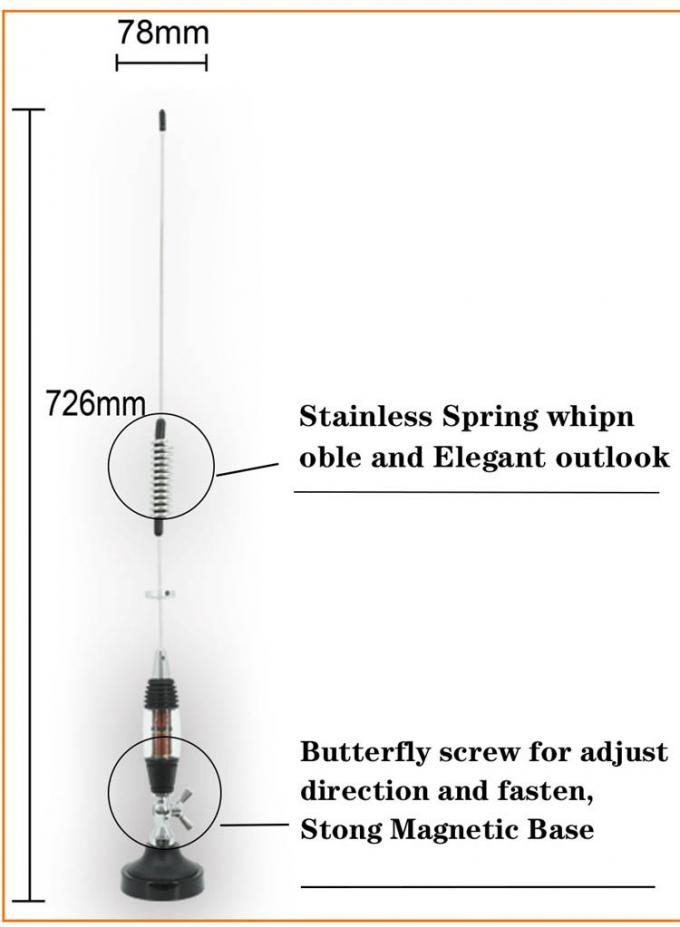 50Ohm 27Mhz External Car GPS Antenna For Mobile Radio Communications HT-C899
