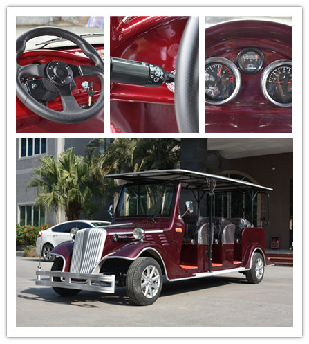 Resort 8 Person Classic Electric Vintage Cars For Personal Transport