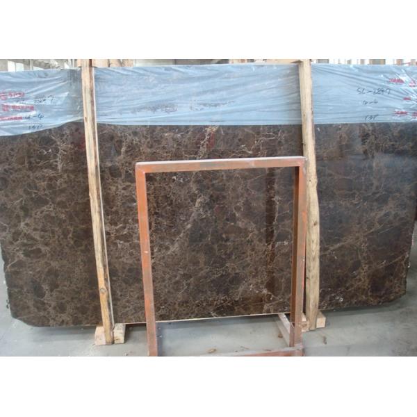 Dark Emperador Stained Marble Countertops Stone Vanity Tops For Home Decoration