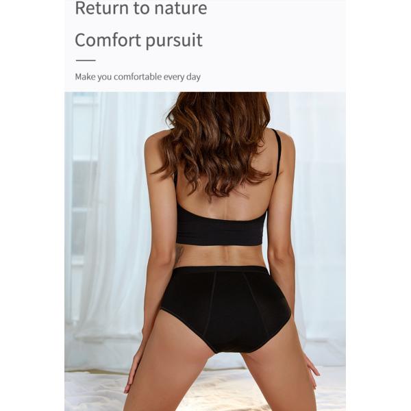 Nighttime Period Panties Underwear 4 Layer Leakproof Protective Menstrual Panties Bamboo