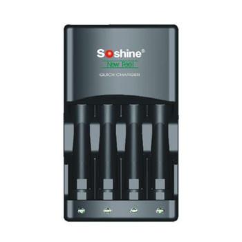 Soshine U1 1-4 pcs AA/AAA Intelligent Battery Charger With Delta V for 10440, 14500 NiMh / NiCd batteries