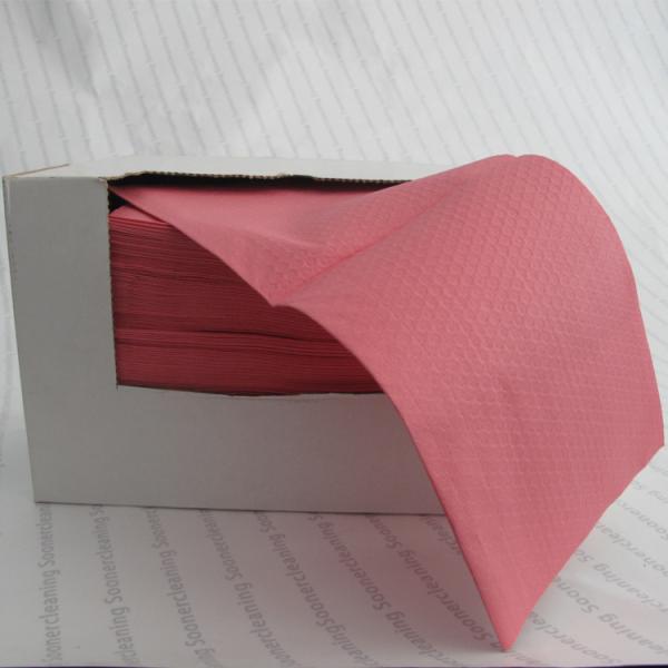 Embossed 110gsm Industrial Rags Heavy Duty Non Woven