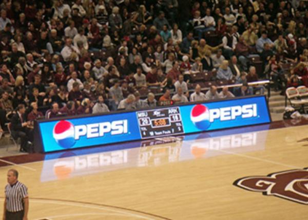 Basketball Stadium Led Perimeter Advertising Boards 10mm Fit Fifa Safety Standard
