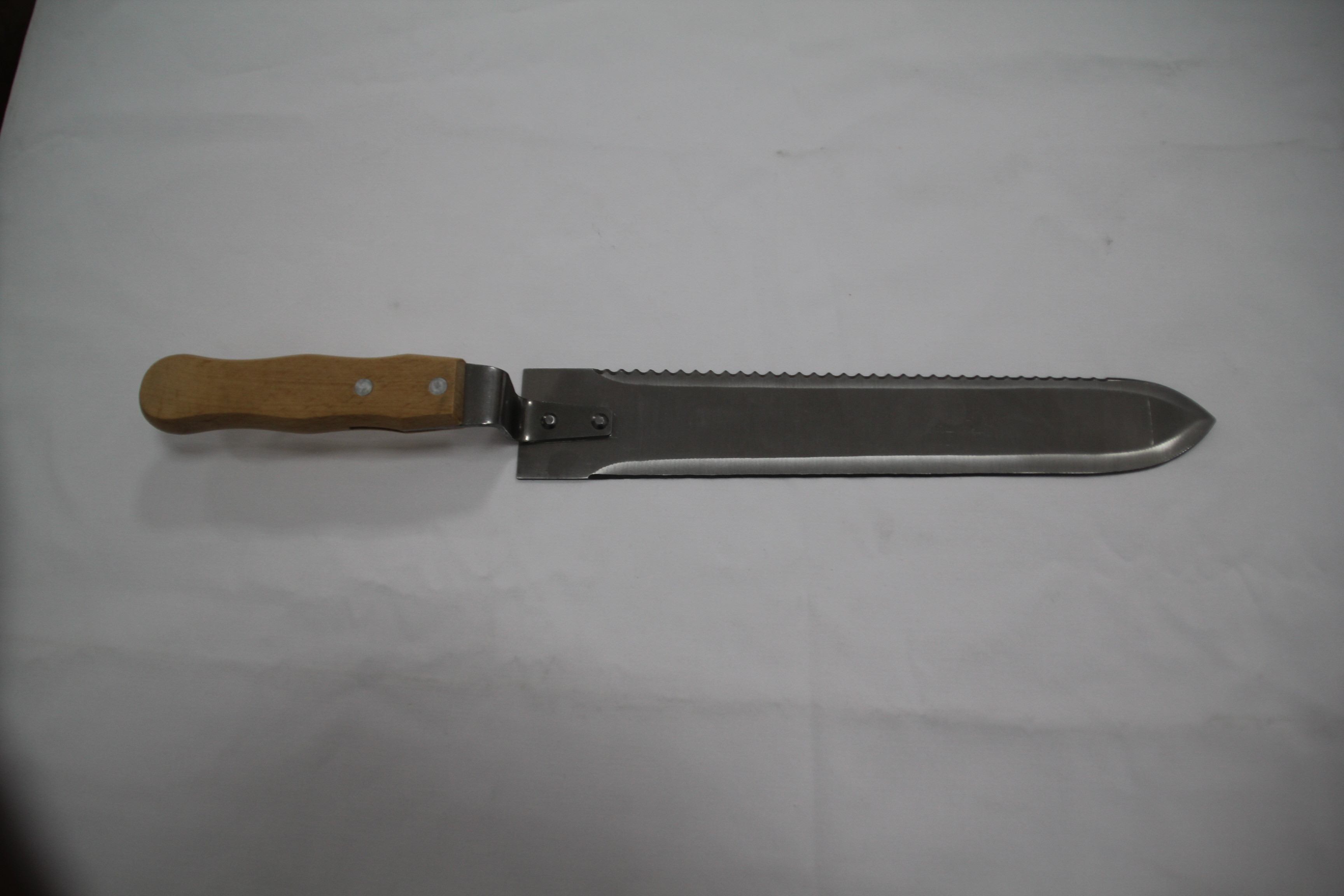мед нержавеющей стали 40cm прочный Uncapping нож с изогнутой и прямой стороной
