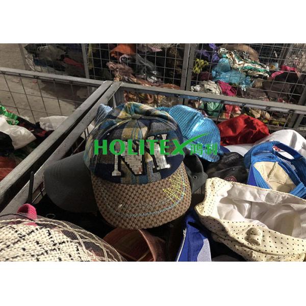 Fashionable Second Hand Caps Cotton / Polyester Material Summer Used Hats