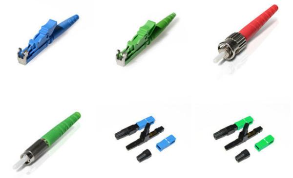 SC ST FC MU E2000 MTRJ Fiber Optic Connectors For 0.9 2.0 3.0 Optical Cable
