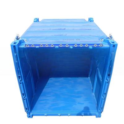 10 pieds DNV 2.7-1 Container à sec à toit ouvert standard avec bâche en acier offshore certifié par BV et CSC