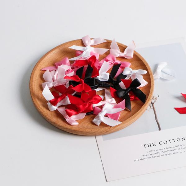 Поддержка 7 дней Образец заказа Время выполнения Сатинные луки для упаковки бутылок вина и парфюмерии