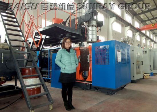 High Volume 30 Liter Hdpe Bottle Manufacturing Machine For Plastic Barrels SRB80