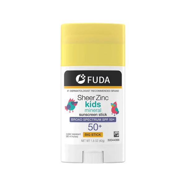 Protecteur solaire à base d'oxyde de zinc minéral transparent SPF 50 hydratant étanche pour les enfants