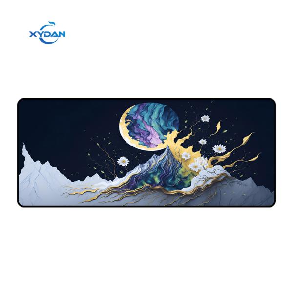 Professional Game Player Large Mouse Pad Custom Design Desk Mat Black Colorful Mousepad