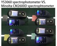 abertura ancha portátil del colorímetro YS3020 del espectrofotómetro de la gama de longitud de onda 380-780nm