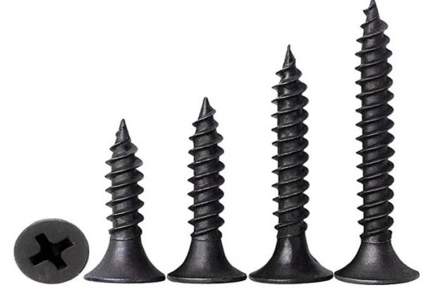 Countersunk Head Self Tapping Drywall Screw Carbon Steel Grade 12.9 Black CSK